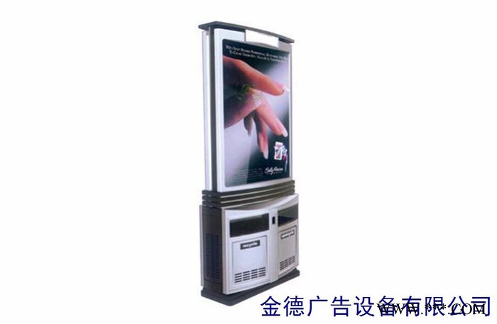 太陽能廣告垃圾箱，滾動燈箱，太陽能滾動垃圾箱，太陽能側投垃圾箱