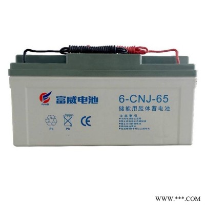 富威蓄電池6-CNJ-38 儲能用膠體電池12V38AH交通信號燈 太陽能路燈用