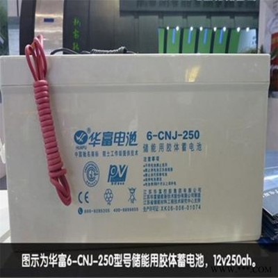 新能源華富膠體蓄電池6-GFM-24 12V24AH太陽能路燈監(jiān)控設(shè)備儲能蓄電池 華富蓄電池