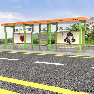 宿遷“鑫瑞德”廠家直售 公交候車亭 不銹鋼候車亭 智能候車亭 滾動燈箱太陽能候車亭 質量保證 可定制