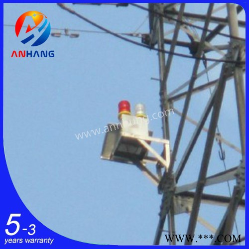 中光強(qiáng)B型太陽能雙聯(lián)障礙燈/太陽能雙聯(lián)警示燈/雙燈頭障礙燈