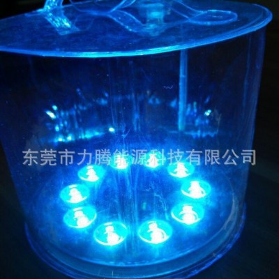 太陽能露營燈 太陽能充氣小夜燈 白光透明皮