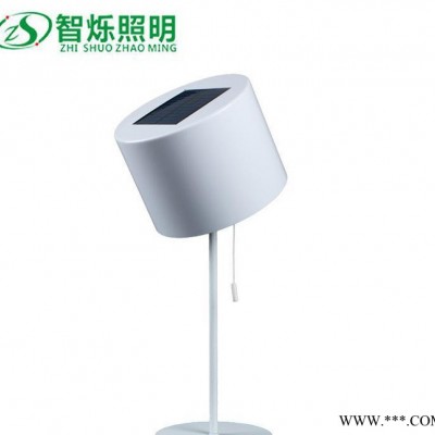 創(chuàng)意拉線式護(hù)眼太陽能LED臺燈室內(nèi)臥室床頭太陽能夜燈熱賣