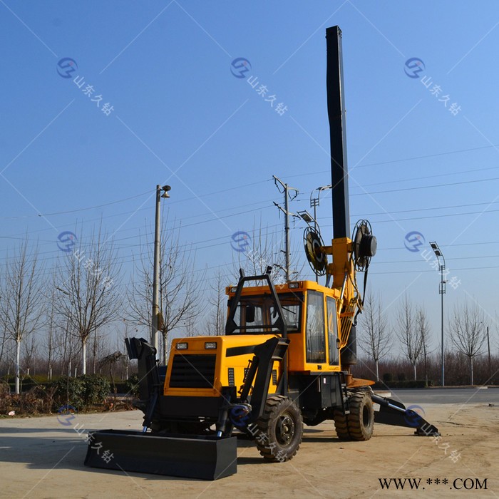 旋挖輪式打樁機(jī) 光伏打樁旋挖鉆機(jī) 光伏打樁機(jī)