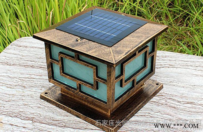 太陽能庭院燈 直銷 復古燈 戶外小區花園 led石家莊光恒直銷