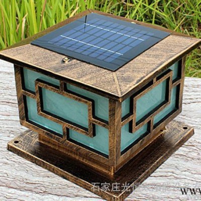 太陽能庭院燈 直銷 復古燈 戶外小區花園 led石家莊光恒直銷