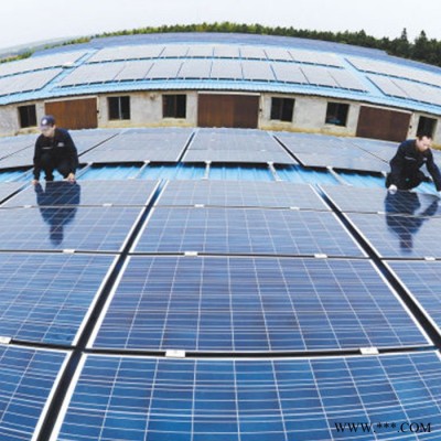 家用屋頂光伏發電系統/廠家批發太陽能發電設備/太陽能電池板發電