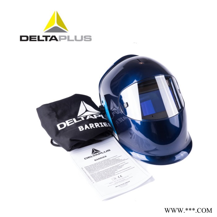 DELTA/代爾塔101505自動變光電焊面屏 PC鏡片 帶有吸汗帶 太陽能充電功能 可替換電池 高靈敏度 遮光范圍廣