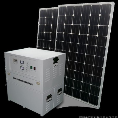 太陽能離網發電系統 500W發電系統 無電區發電設備