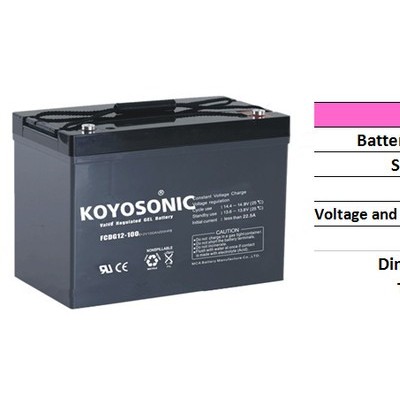 使用壽命長的12v 100ah 密閉免維護鉛酸膠體蓄電池,太陽能儲能系統電池,深循環電池