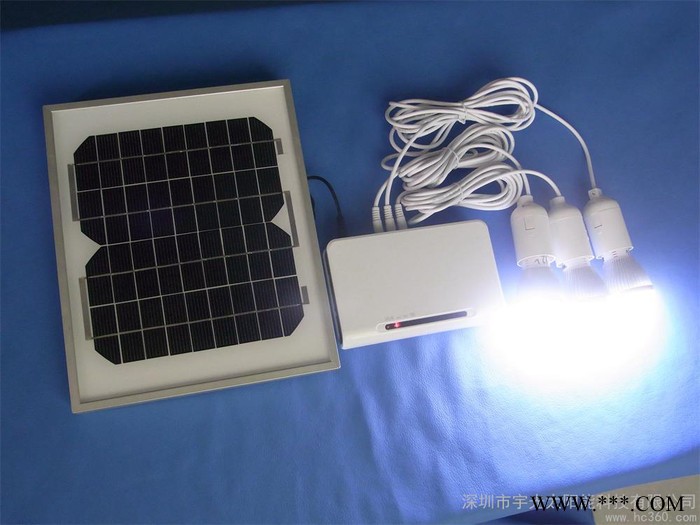 供應宇光YUGE-10W爆款鋰電池太陽能小型發電系統