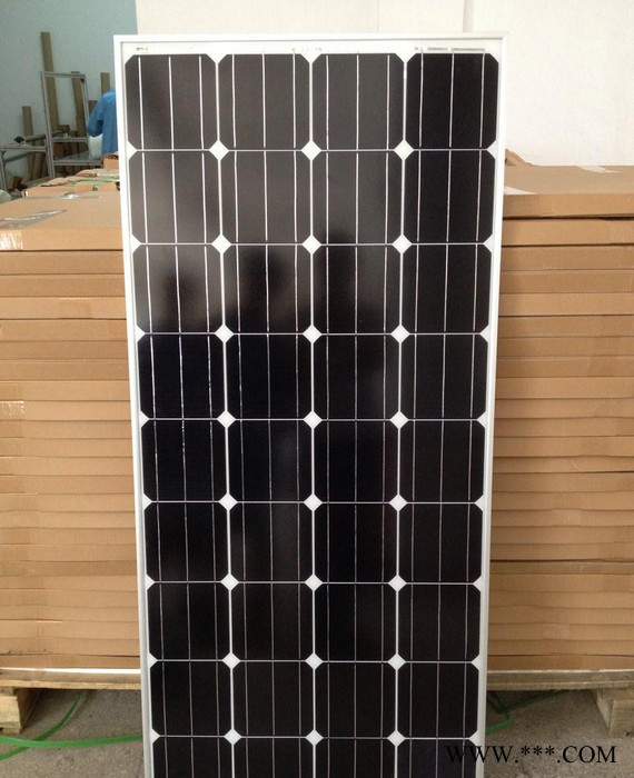 高效單晶150W 160W光伏板太陽能電池板A1級家用發電系統