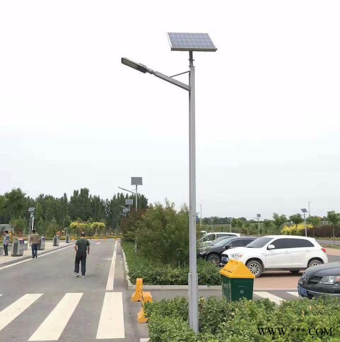 供應河北路燈5米12V20W6米12V30瓦太陽能路燈定做 質保5年 庭院燈 草坪燈 發電系統 農村太陽能路燈