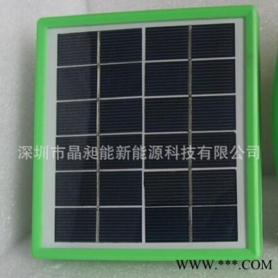 燈具配套組件廠 特價(jià)2W太陽能電池板 塑膠件2W太陽能板