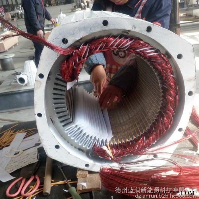 藍潤 20KW大功率低速永磁發(fā)電機 大型低速高效直驅(qū)永磁風力發(fā)電機