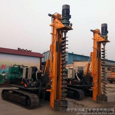 履帶式打樁機 廠家推薦**光伏打樁機 ** 質量優良