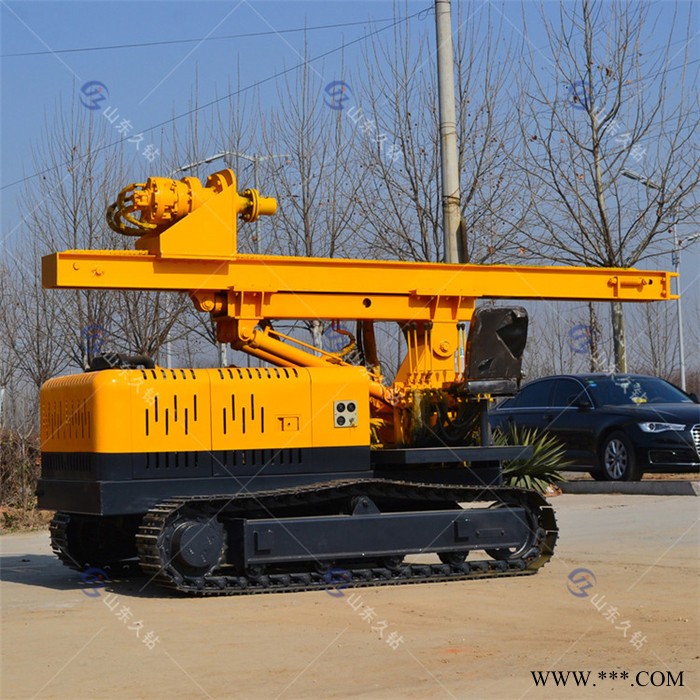 山東久鉆小型螺旋鉆機(jī) 太陽能光伏樁螺旋打樁機(jī)