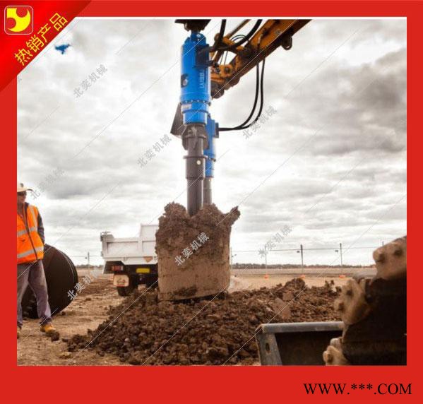 北奕機(jī)械 天津太陽(yáng)能光伏支架專用打樁機(jī)