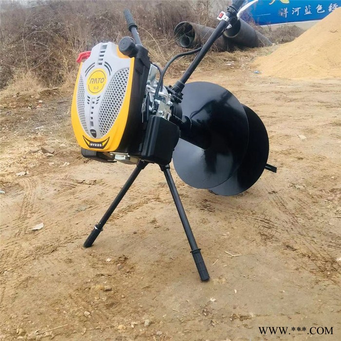 栽水泥柱子挖窩機 光伏發(fā)電樁打坑機 畜牧圍欄打孔機廠家