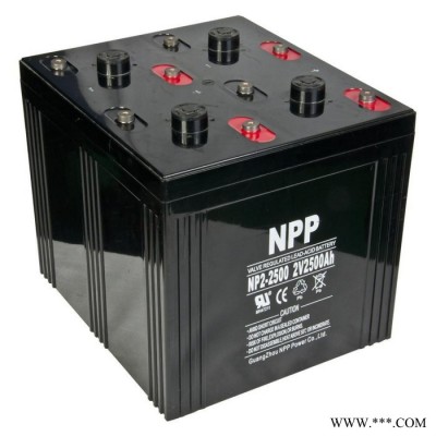 耐普蓄電池2V2500AH太陽能光伏系統(tǒng)NPG2500-2 NPP免維護直流屏儲能專用廠家
