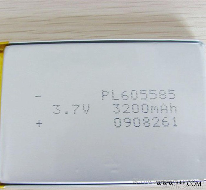 **605585 聚合物鋰電池 3200毫安 大容量鋰電池 一次性干電池