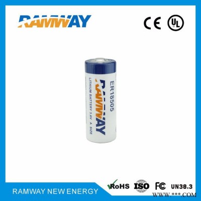 睿奕 ER18505 鋰亞硫酰氯電池 熱量表電池 測(cè)力計(jì)電池 燃?xì)獗黼姵?3.6V 鋰電池