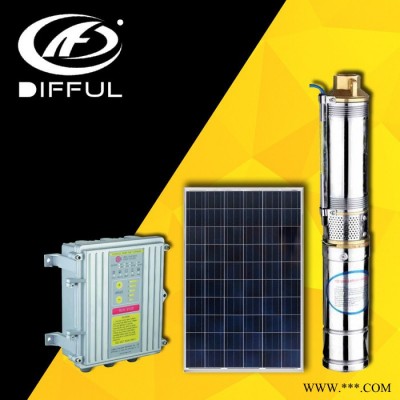 頂峰3SZW2-50-0.75太陽(yáng)能水泵灌溉系統(tǒng) 農(nóng)用噴灌水泵 光伏抽水泵 3英寸1KW高揚(yáng)程