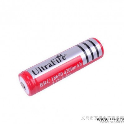 現貨神火3.7V18650鋰電池強光手電筒充電電池4200毫安高容量