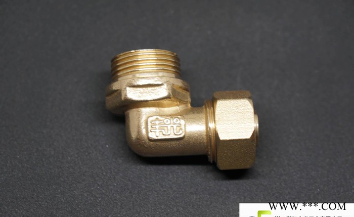 純銅鋁塑管配件太陽能熱水器管接頭1620管件L20*3/4M外牙外絲彎頭