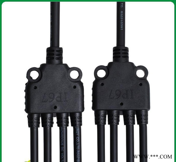 光伏匯流套件 MC4分支太陽能連接器 光伏接頭 4轉(zhuǎn)1 Y型