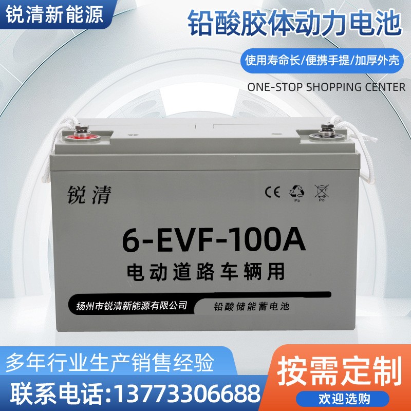 6-EVF-100A電動(dòng)三輪車(chē)動(dòng)力鉛酸電池洗掃地機(jī)觀(guān)光車(chē)電瓶電池批發(fā)