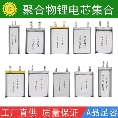 聚合物鋰電池502030 3.7V 260mAh玩具燈具數碼家電醫療美容充電芯