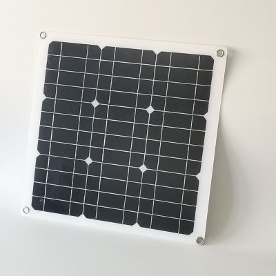 30w柔性太陽能電池板房車屋頂路燈12v電池充電usb5v輸出dc轉接頭