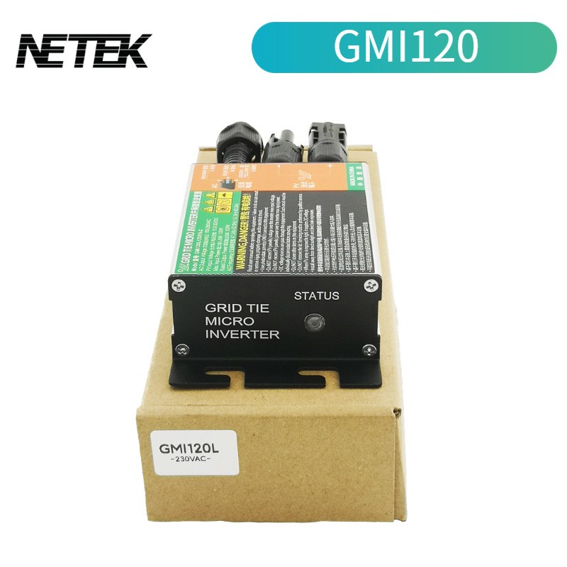 家用太陽并網微型逆變器GMI120L正弦波MPPT適用于100W小太陽能板