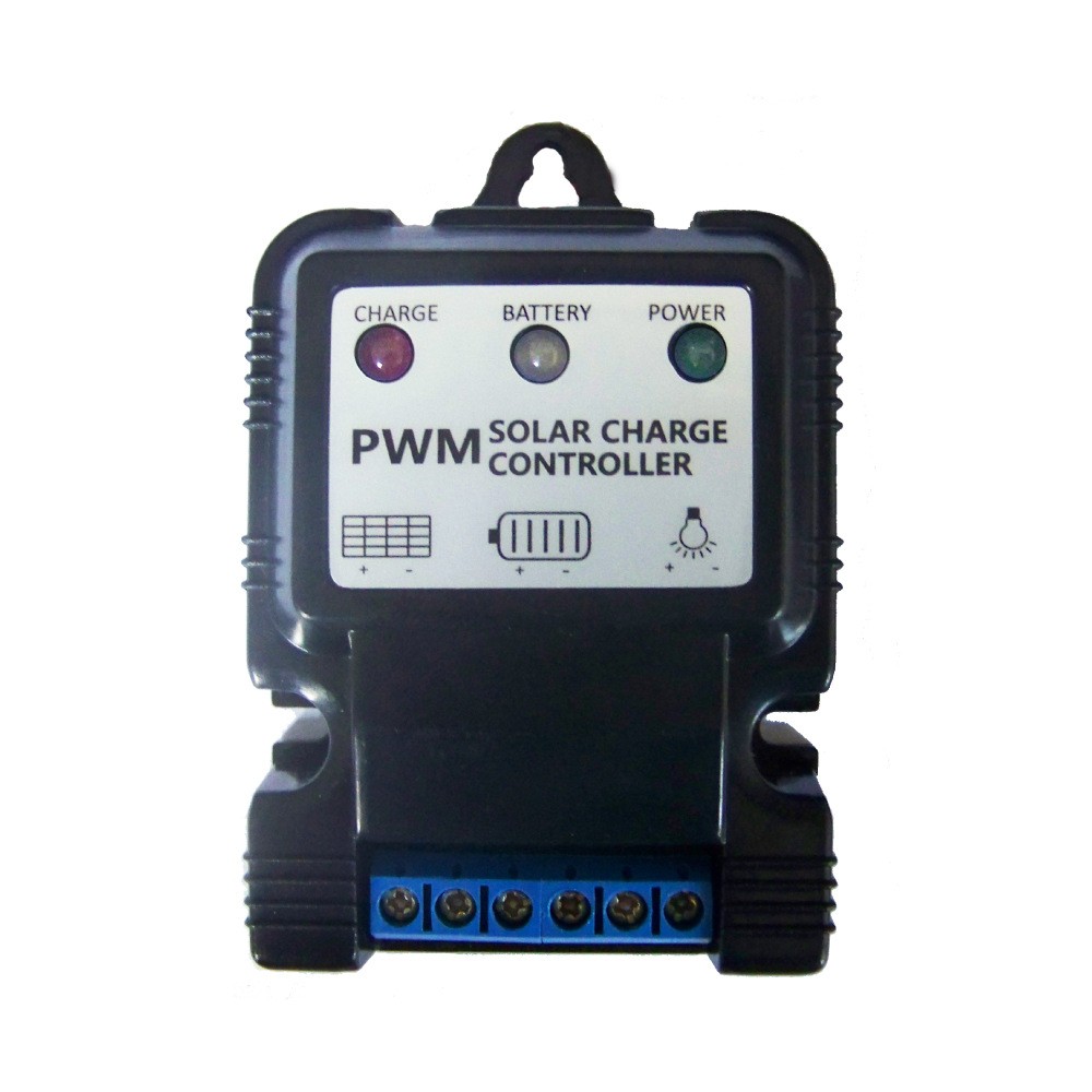 太陽能控制器6V12V10A/5A鉛酸鋰電池光伏發電控制器12.6V14.6V