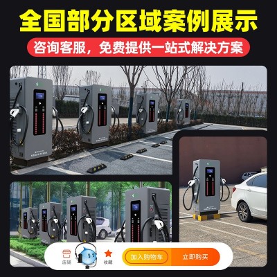 驢充充新能源直流快充電動(dòng)汽車充電樁通用380V商用120KW充電站