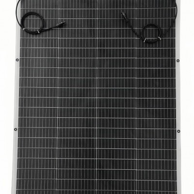 ETFE200W輕質半柔雙面太陽能板歐洲陽臺圍欄光伏微逆儲能發電