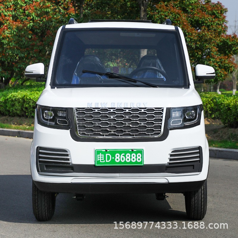 電動(dòng)四輪車電動(dòng)電瓶車代步車?yán)夏耆穗妱?dòng)車成人家用接送孩子上班