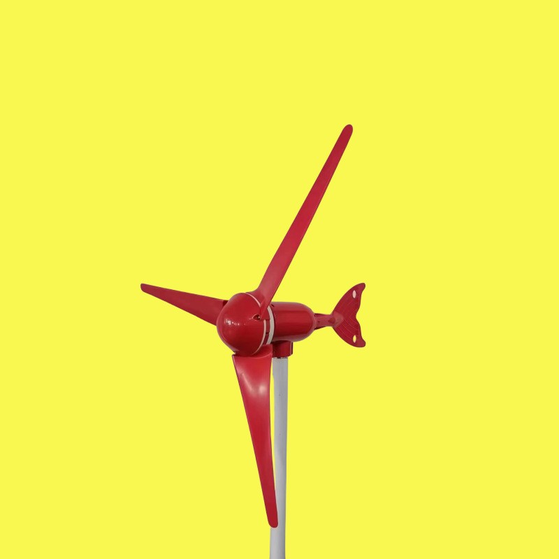 100W小型風(fēng)力發(fā)電機風(fēng)光互補路燈水平軸路燈風(fēng)機6V/12V