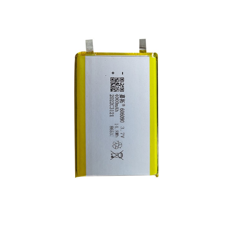 606090廠家批發超薄聚合物三元鋰電池 3.7V充電4000mAh無線鍵盤