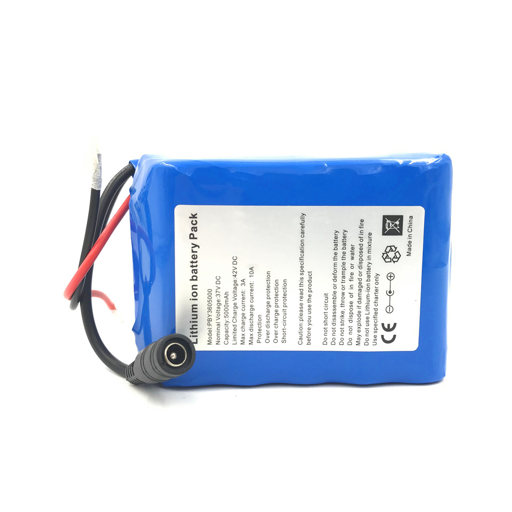 36V5000mAh容量LED路燈電機(jī)大電流鋰電池