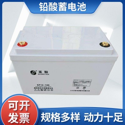 圣陽12V100AH圣陽蓄電池SP12-100AH免維護(hù)電池UPS電源太陽 能電池