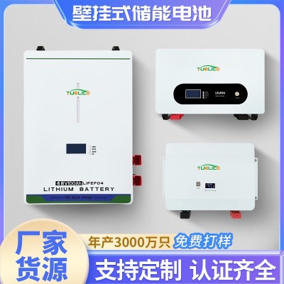 壁掛式儲能鋰電池 51.2V48V200AH太陽能儲能電池磷酸鐵鋰戶外電源
