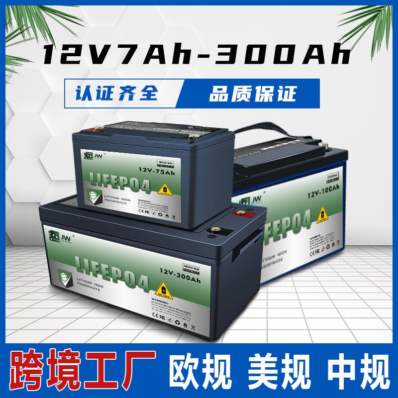 12v鋰電池太陽能光伏20Ah50Ah75Ah蓄電池路燈監控戶外UPS電 源房車