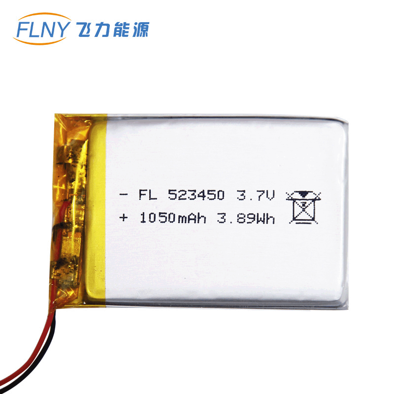 聚合物FL523450電池1050mah耐高溫聲卡行車記錄儀智能玩具 投影儀