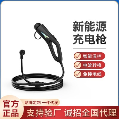 新能源電動(dòng)汽車充電槍器線16A7KW隨車充便攜式免接地線比亞迪通用