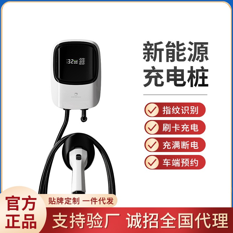 新能源電動(dòng)汽車充電樁 7kw立柱快充比亞迪特斯拉埃安五菱mini通用