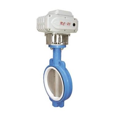 電動襯氟蝶閥，電動給水閥
